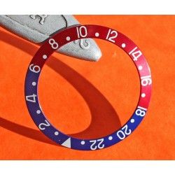 Rolex Mint Factory GMT Master 1675, 16750, 16753, 16758 Pepsi Blue & Red color Bezel Watch Insert Part 24H