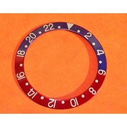 Rolex Mint Factory GMT Master 1675, 16750, 16753, 16758 Pepsi Blue & Red color Bezel Watch Insert Part 24H