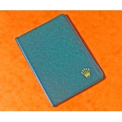 70's Vintage Rolex Green Leather Business Card Wallet