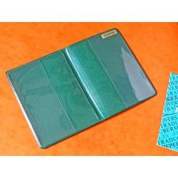 70's Vintage Rolex Green Leather Business Card Wallet