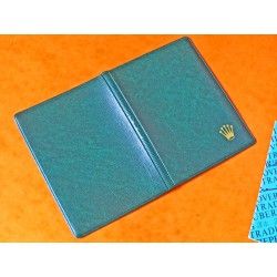 70's Vintage Rolex Green Leather Business Card Wallet