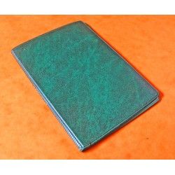 1970 Vintage Rolex Green Leather Business Card Wallet