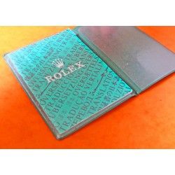 1970 Vintage Rolex Green Leather Business Card Wallet