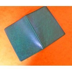 1970 Vintage Rolex Green Leather Business Card Wallet