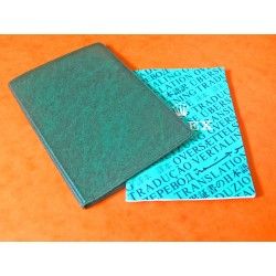 1970 Vintage Rolex Green Leather Business Card Wallet