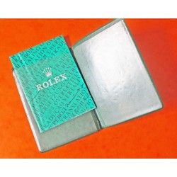 1970 PORTEFEUILLE ROLEX CUIR VERT VINTAGE