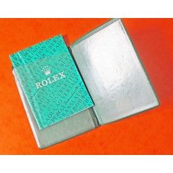 1970 Vintage Rolex Green Leather Business Card Wallet