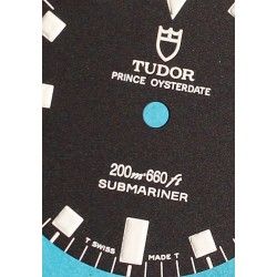 7016 Tudor Submariner Black Matte Snowflakes Genuine