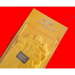 PAIRE DE GANTS BREITLING JAUNE NEUVE  HORLOGERIE