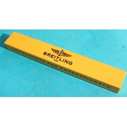 BREITLING OBLONG YELLOW STORAGE BOX WATCH DOCUMENTS, ACCESSORIES, GOODIES, BRACELETS PARTS