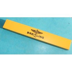 BREITLING OBLONG YELLOW STORAGE BOX WATCH DOCUMENTS, ACCESSORIES, GOODIES, BRACELETS PARTS