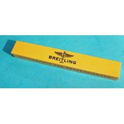 BREITLING OBLONG YELLOW STORAGE BOX WATCH DOCUMENTS, ACCESSORIES, GOODIES, BRACELETS PARTS