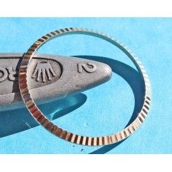 ROLEX AUTHENTIQUE LUNETTE CANNELÉE OR 18 CARATS MONTRES OYSTER PERPETUAL DATEJUST ref 16220, 16000, 16013, 16018, 34mm