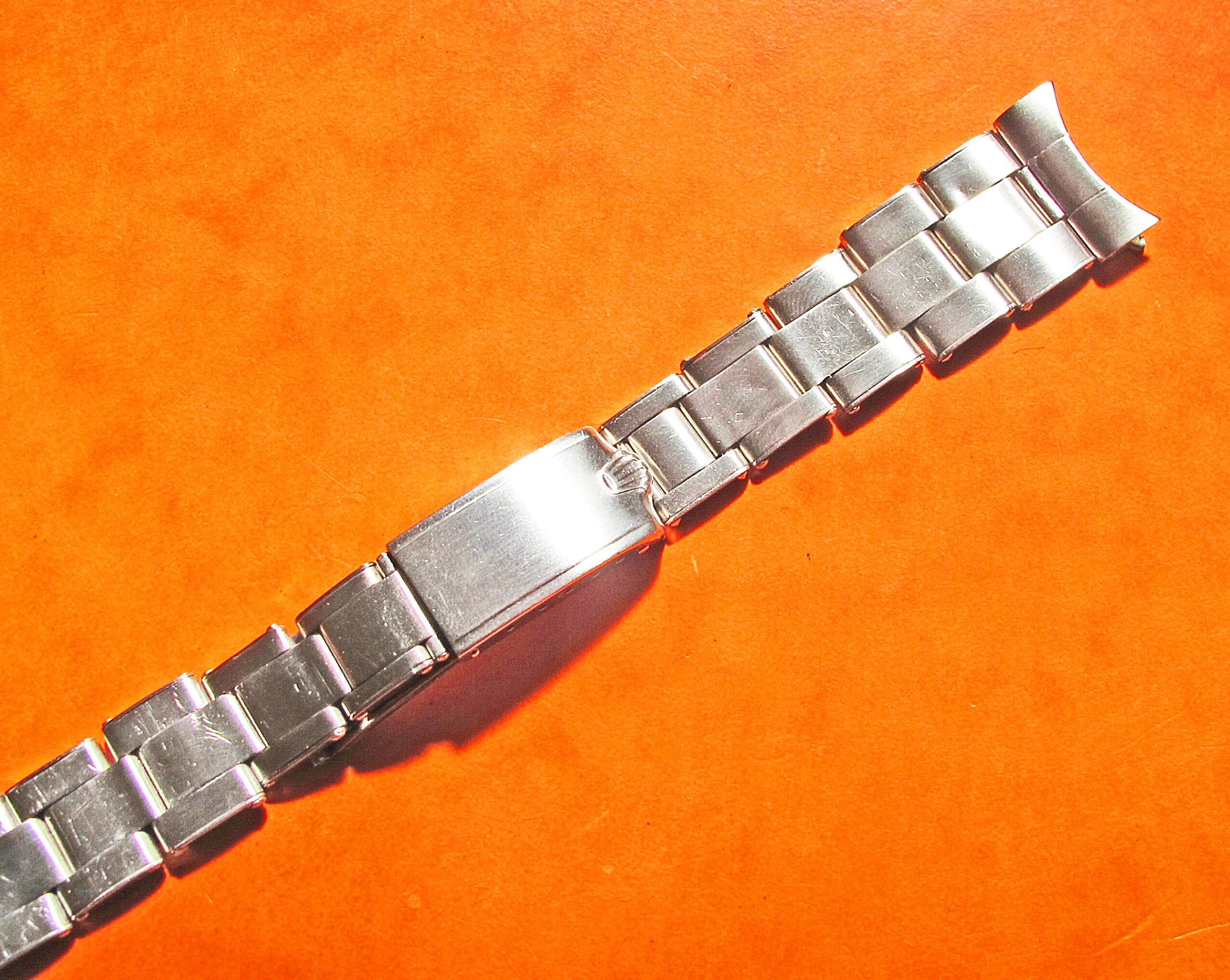 7205 Vintage Rolex Bracelet Riveted 19 mm 57 -66263-6262-6265-6239