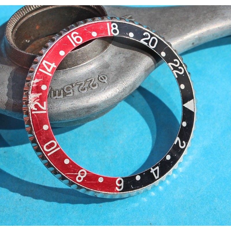 Rolex faded bezel watch Insert GMT Master II 16710, 16700, 16760 Sophia Loren, Fat Lady OEM Original