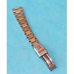 BAUME & MERCIER PARTIE BRACELET ACIER & PLAQUE OR BITONS ACIOR NEUF DAMES MONTRES 15mm