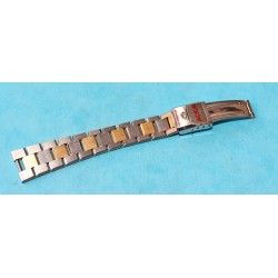 BAUME & MERCIER ORIGINAL LADIES TUTONE WATCHES SOLID STAINLESS STEEL 15mm BAND BRACELET PART