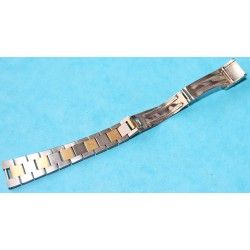 BAUME & MERCIER ORIGINAL LADIES TUTONE WATCHES SOLID STAINLESS STEEL 15mm BAND BRACELET PART