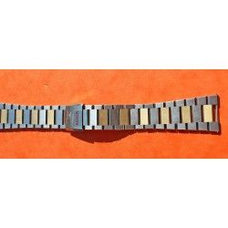 BAUME & MERCIER EXQUISITE ORIGINAL TUTONE WATCHES SOLID STAINLESS STEEL 22mm BAND BRACELET