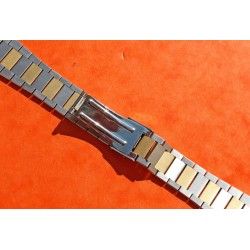 BAUME & MERCIER EXQUISITE ORIGINAL TUTONE WATCHES SOLID STAINLESS STEEL 22mm BAND BRACELET