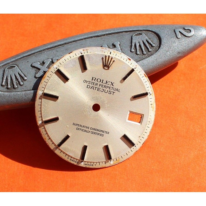 Rolex Pre-owned DateJust watch pie pan "WIDE BOY" Beige Dial 1600, 1601, 1603 Ø28mm Cal 1570