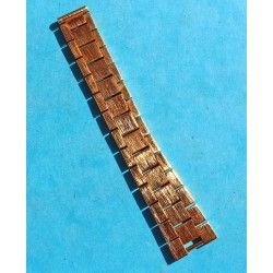 BAUME & MERCIER PARTIE BRACELET ACIER & PLAQUE OR BITONS ACIOR NEUF DAMES MONTRES 15mm