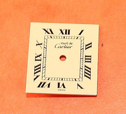 Rare Must de Tank 17x15mm Cream Watch Dial