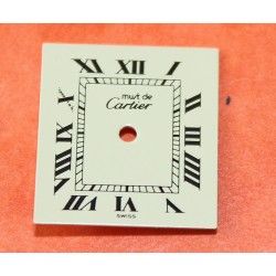 Genuine White Dial for Men's Cartier Santos Square Automatic Movement GM 10360311 18.51 x 18.51mm