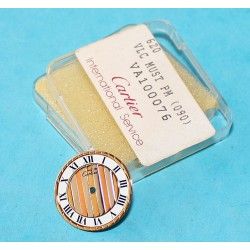 Cartier Must de Tank 17x15mm Bleu Nuit Cadran Chiffres Romains de Montre