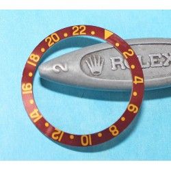 Rolex Vintage NOS Fat font tutone 16753 ,16758, 16750, 1675, 1675/8, 1675/3 GMT Master Brown Watch Bezel Insert part