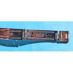 AUTHENTIQUE FERMOIR BOUCLE DEPLOYANTE OR ACIER MONTRES ROLEX DAMES LADY 11mm bracelet oyster jubilee 13mm ref 78343-18