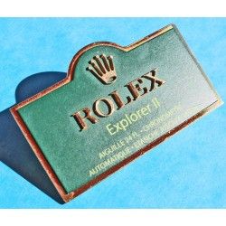 PLAQUE DECORATION ROLEX GOODIES MONTRES EXPLORER II 1655, 16550, 16570, 216570 CHRONOMETRE CALENDRIER ACCESSOIRES BUREAU VITRINE