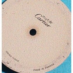 Authentique & Rare Cadran beige Montre Dames Cartier MUST DE ronde Ø18mm ref VA100137