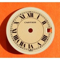 Genuine White Dial for Men's Cartier Santos Square Automatic Movement GM 10360311 18.51 x 18.51mm