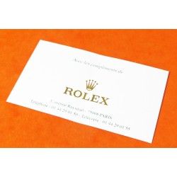 VINTAGE COMPLIMENTS CARD ROLEX 90'S