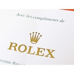 VINTAGE COMPLIMENTS CARD ROLEX 90'S