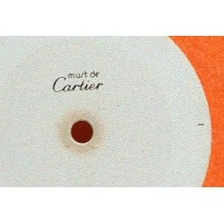 Authentique & Rare Cadran 21 beige Montre Dames Cartier MUST DE ronde Ø18mm ref VA100137
