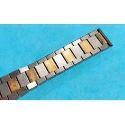 BAUME & MERCIER EXQUISITE ORIGINAL TUTONE WATCHES SOLID STAINLESS STEEL 22mm HALF PART BAND BRACELET