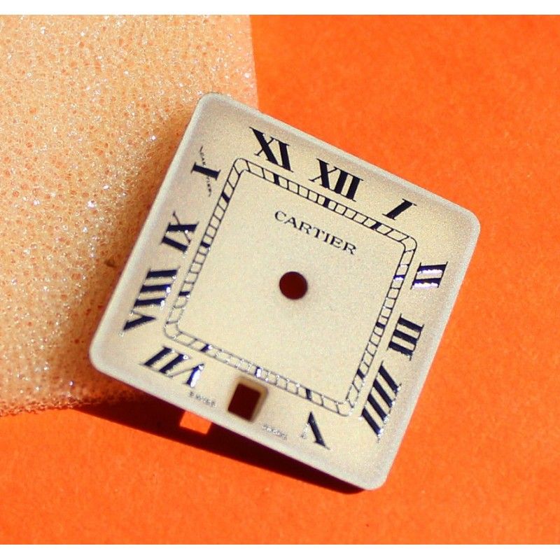 Cartier Genuine Mint & Rare Santos 18.5 x18.5mm Cream Watch Vintage Dial ref VA100011