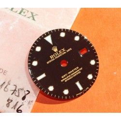 Rolex Genuine GMT MASTER BLACK REFLECTS NIPPLE DIAL WATCH VINTAGE 16758, 16753 tutone cal 3075