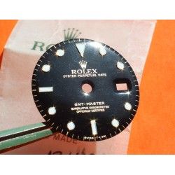 Rolex Genuine GMT MASTER BLACK REFLECTS NIPPLE DIAL WATCH VINTAGE 16758, 16753 tutone cal 3075