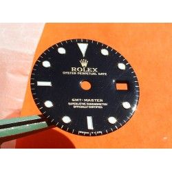 Rolex Genuine GMT MASTER BLACK REFLECTS NIPPLE DIAL WATCH VINTAGE 16758, 16753 tutone cal 3075