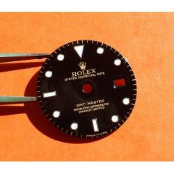 Rolex Genuine GMT MASTER BLACK REFLECTS NIPPLE DIAL WATCH VINTAGE 16758, 16753 tutone cal 3075