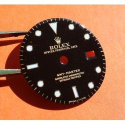 Rolex Genuine GMT MASTER BLACK REFLECTS NIPPLE DIAL WATCH VINTAGE 16758, 16753 tutone cal 3075