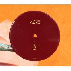Cartier vintage cadran Authentique Rare Cadran bordeaux Oxblood Ø26mm montre Cartier Must De ref VC100295