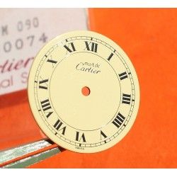 CARTIER CADRAN CRÈME CHIFFRES ROMAINS MONTRES Santos Ronde VA100014