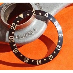 Rolex Vintage Used Tutone 16753 ,16758, 16750, 1675, 1675/8, 1675/3 GMT Master 18k Black & gold color Watch Bezel Insert part
