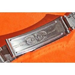 Rolex vintage 1970 Bracelet plié 17mm embouts 351 maillons pliés acier montres PRECISION, SPEEDKING, DATEJUST, OYSTERDATE
