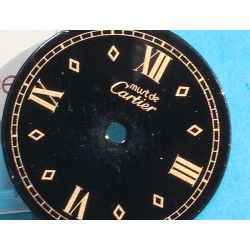 Must de Cartier Round Glossy Black color Ladies watches DIAL Ø20.50mm ref VC100298