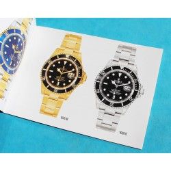 VINTAGE LIVRET, MANUEL MONTRES ROLEX SUBMARINER & SEA-DWELLER 1987, 5513, 16660, 16800, 16808, 16803